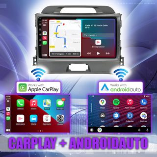 PANTALLA GPS KIA SPORTAGE 2009-2016 CARPLAY 4G