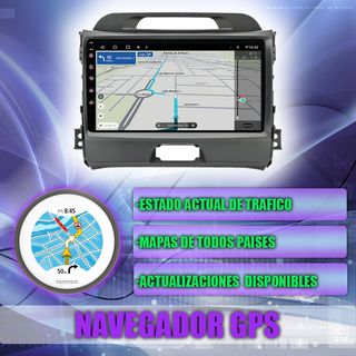 PANTALLA GPS KIA SPORTAGE 2009-2016 CARPLAY 4G