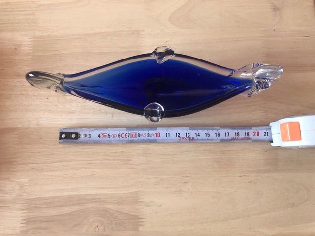 Cenicero Cristal Murano Azul