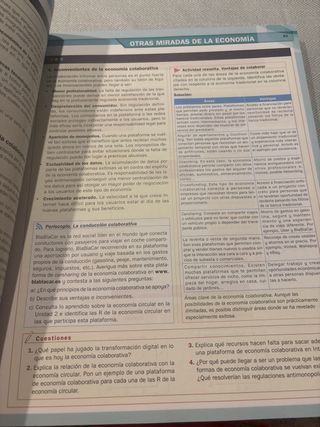 Libro Economía 1.º Bachillerato