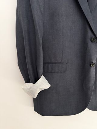 Traje chaqueta gris azulado - Hombre