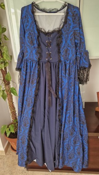 Abito blu medievale - Taglia M