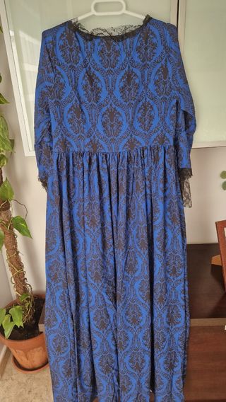 Abito blu medievale - Taglia M