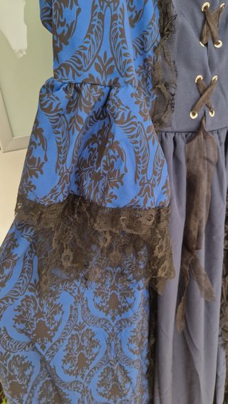 Abito blu medievale - Taglia M