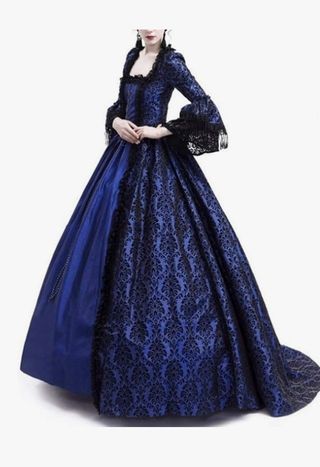 Abito blu medievale - Taglia M