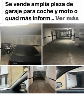 Plaza garaje coche moto quad