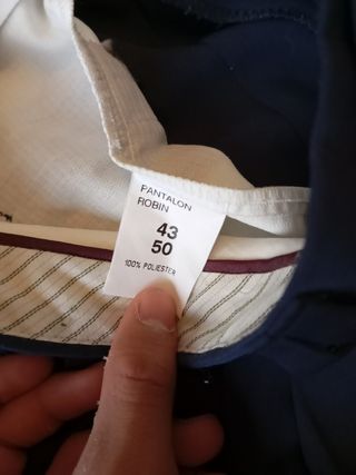 Pantalón traje negro