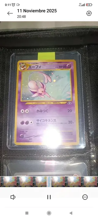 Carta Pokémon Umbreon Japonesa 197 Zapdos  Espeon