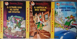 Lote de libros de Gerónimo Stilton