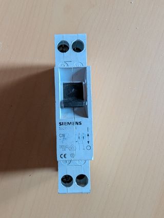 Interruptor magnetotermico dpn Siemens 16A