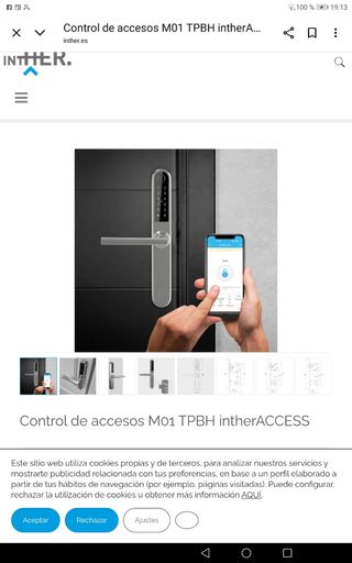 Cerradura de seguridad inteligente

