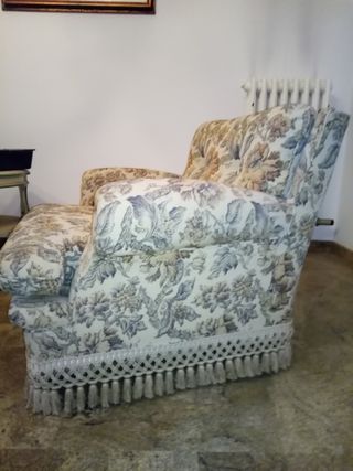 Poltrona vintage floreale