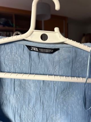 Blusa Zara azul - Talla S