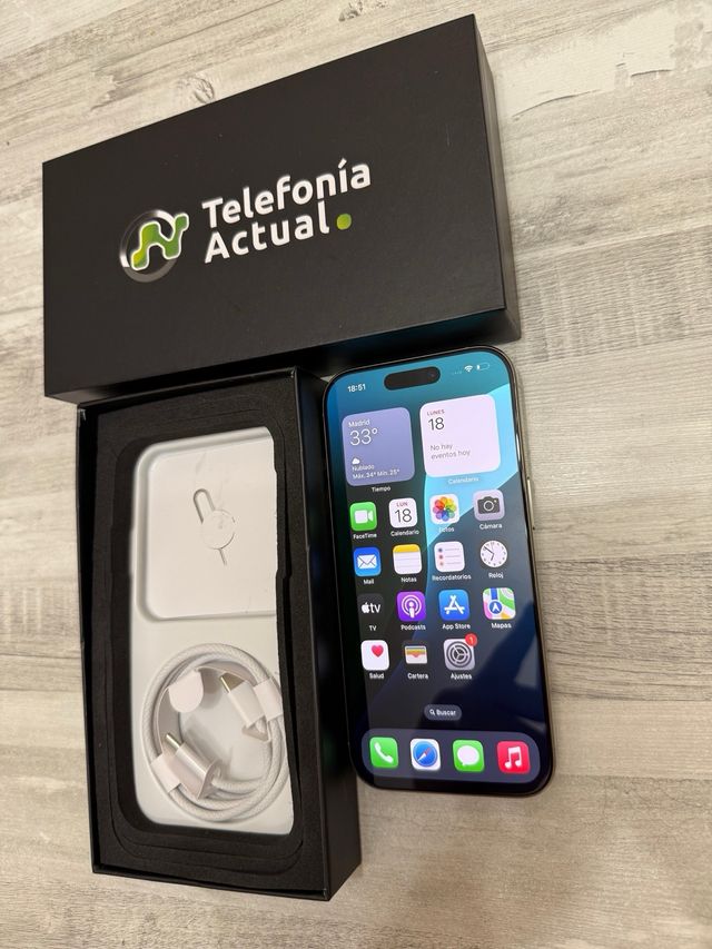 iPhone 16 pro 128gb 15/2/2025 7 ciclos factura