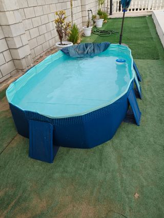 Piscina plegable 253x133cm - 1000Lts