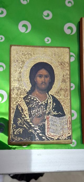 Quadretti sacri: Cristo e Madonna sacra familia