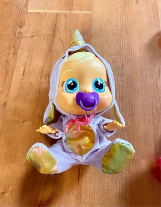 Muñeca Bebe Llorón Grande Unicornio