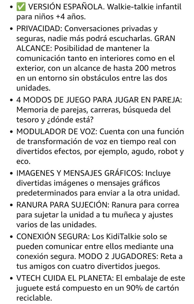 2 walkie talkies VTech KiddiTalkie