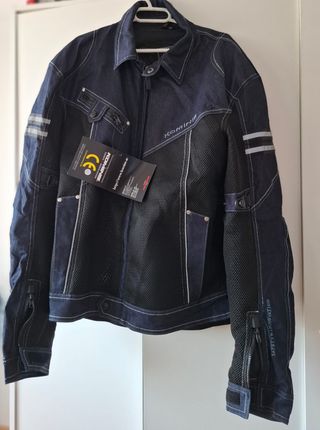 Chaqueta moto KOMINE azul