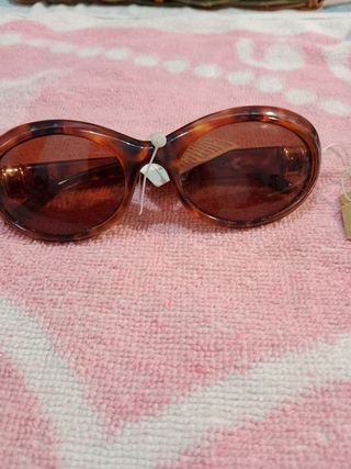 Gafas sol vintage mujer rojas