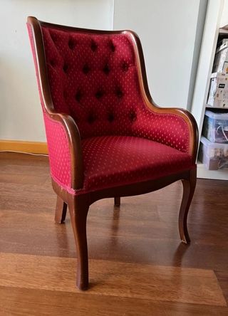 Poltrona stile marquise retrò