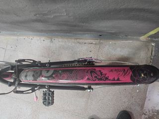 Bicicleta niña BTWIN 20" negra/rosa

