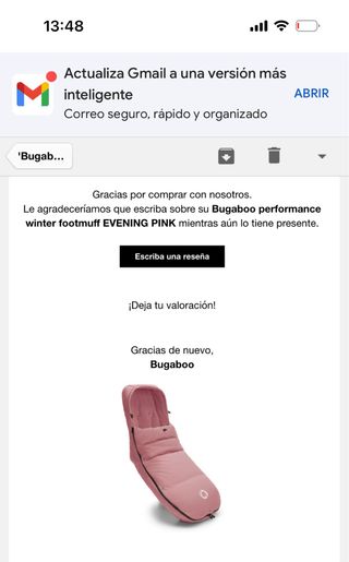 Saco silla Bugaboo rosa