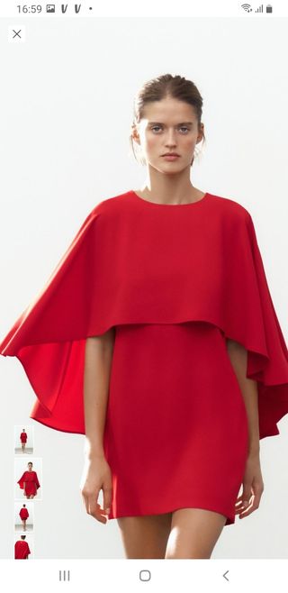 Vestido rojo Zara - Nuevo