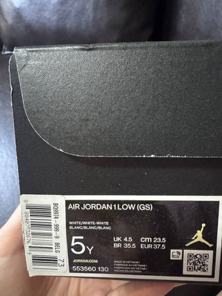 Nike Air Jordan 1 Low - Bianche