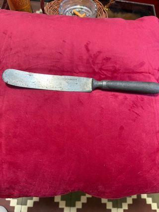 Cubiertos antiguos: cuchillo Sclingen