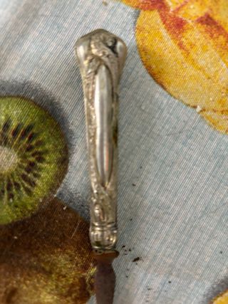 Cubiertos antiguos: cuchillo Sclingen