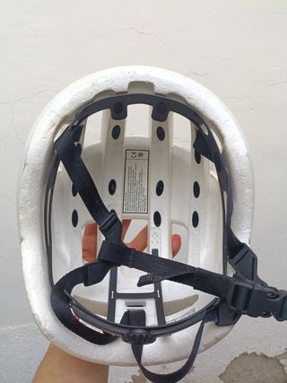 Casco bici Poc Spin blanco mate
