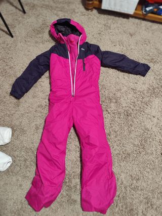 Mono esquí niña | Rosa - Negro
