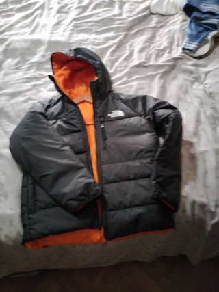 Chaqueta The North Face negra-naranja