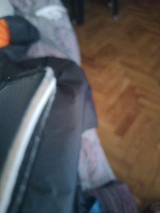 Chaqueta The North Face negra-naranja