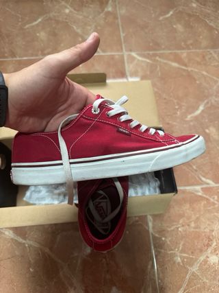 Zapatillas Vans rojas