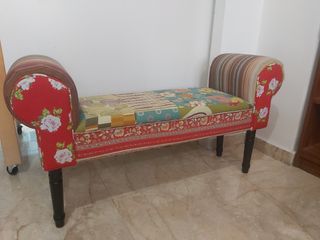 Banco patchwork retro