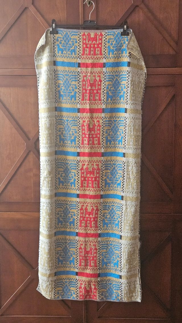 Toalla baño vintage años 60