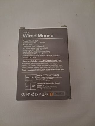 Ratón UINEER blanco - 7200 DPI