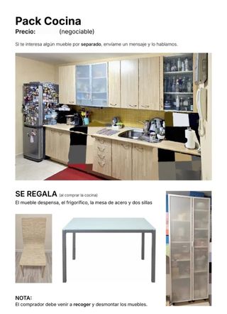 Cocina en muy buen estado