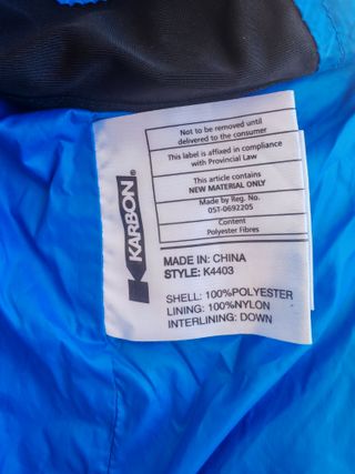 KARBON AUSTRALIA down ski anorak