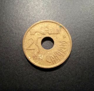 Moneda 25 pesetas Canarias 1994 España