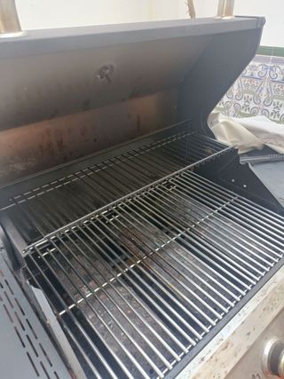 Barbacoa gas 3 fuegos con funda