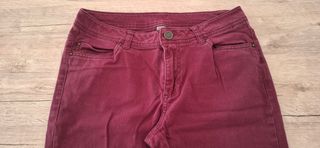 Pantalones burdeos largos NUEVOS