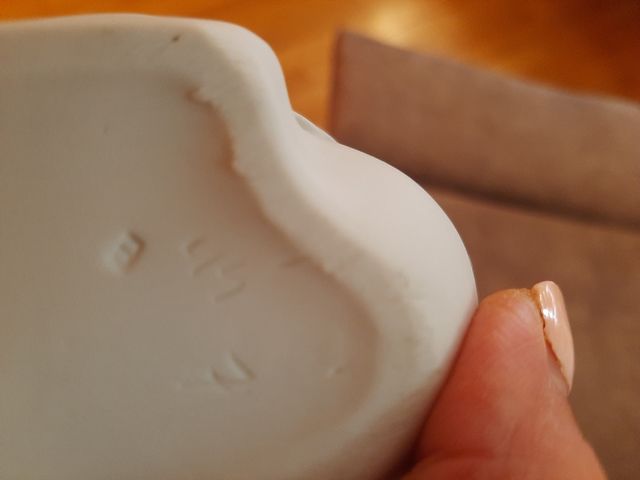 Elegante cisne porcelana