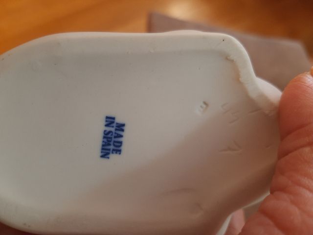 Elegante cisne porcelana