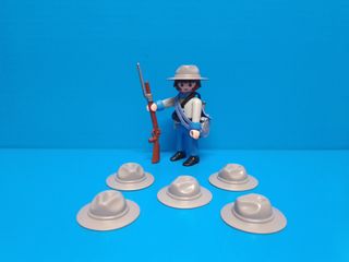 Playmobil sombrero soldado sudista 