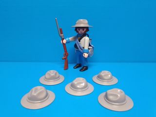 Playmobil sombrero soldado sudista 