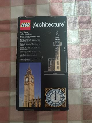 Lego Architecture Big Ben 21013 nuovo 