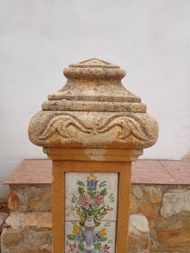 Fuente piedra antigua - Decorativa